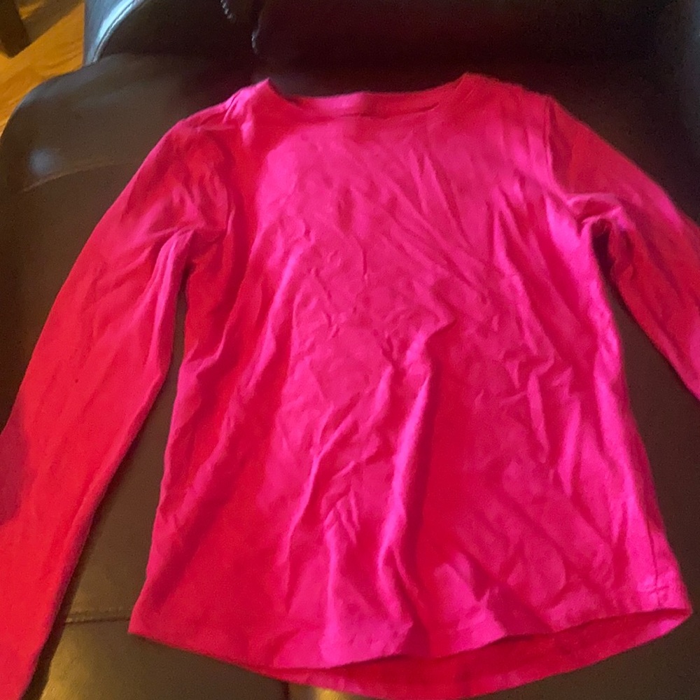 Pink long sleeve shirt